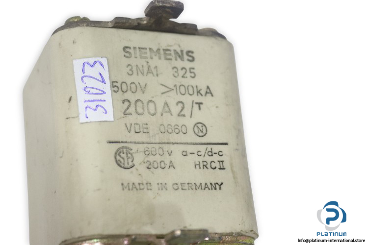 siemens-3NA1325-200a-500v-fuse-link(used)-1