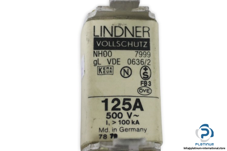 lindner-NH00-7999-100kA-fuse-link-(New)-1