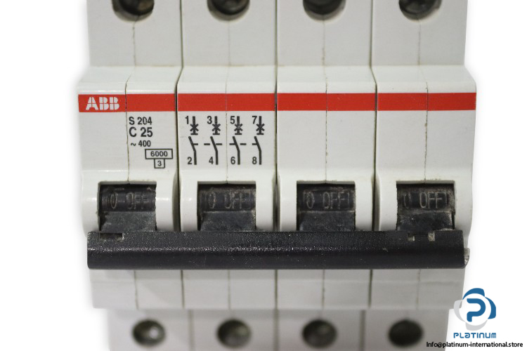 abb-S204-C25-miniature-circuit-breaker-(Used)-1