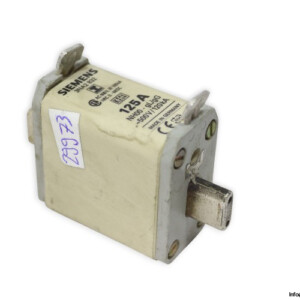 Siemens 3NA2 832 125A 500VAC LV HRC Fuse Link