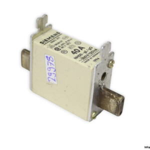 Siemens 3NA3 817 NH00 Gl/Gg 40A 500VAC LV HRC Fuse Link