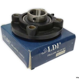 LDI UCFC208 Round Four-Bolt Flanged Housing Unit