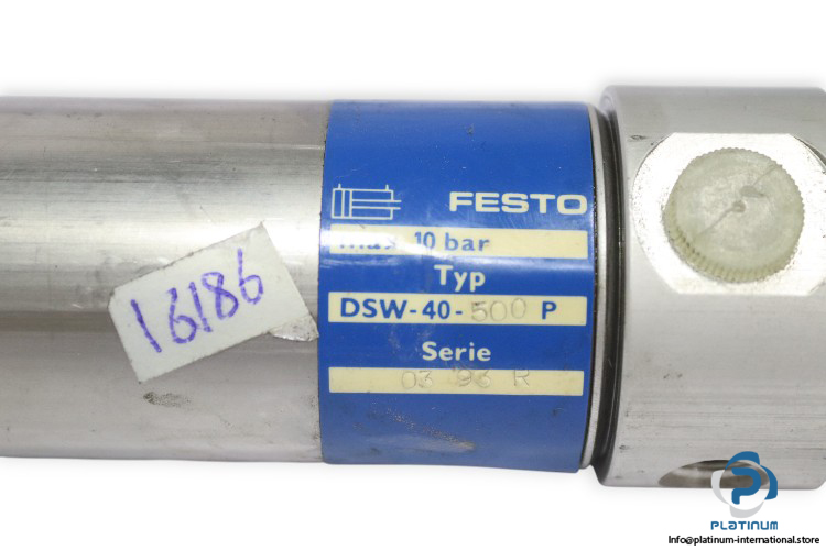 festo-DSW-40-500P-round-cylinder(used)-1