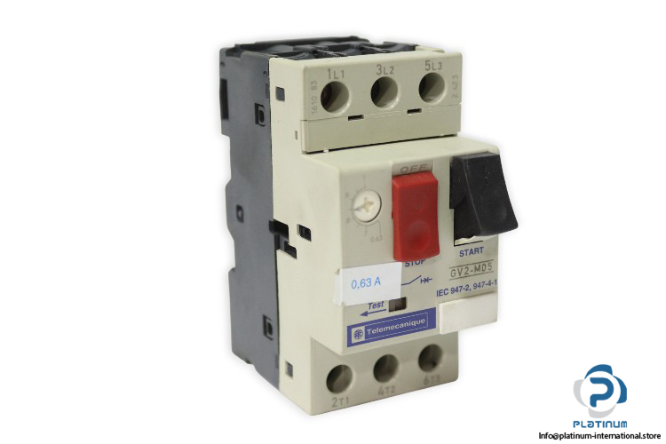 telemecanique-GV2M-05-motor-circuit-breaker-(Used)