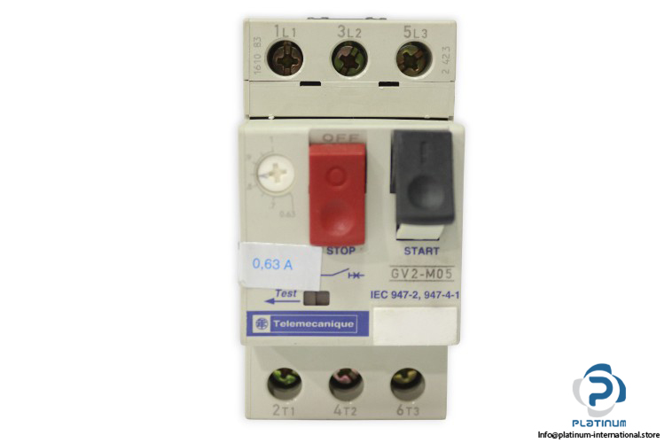 telemecanique-GV2M-05-motor-circuit-breaker-(Used)-1