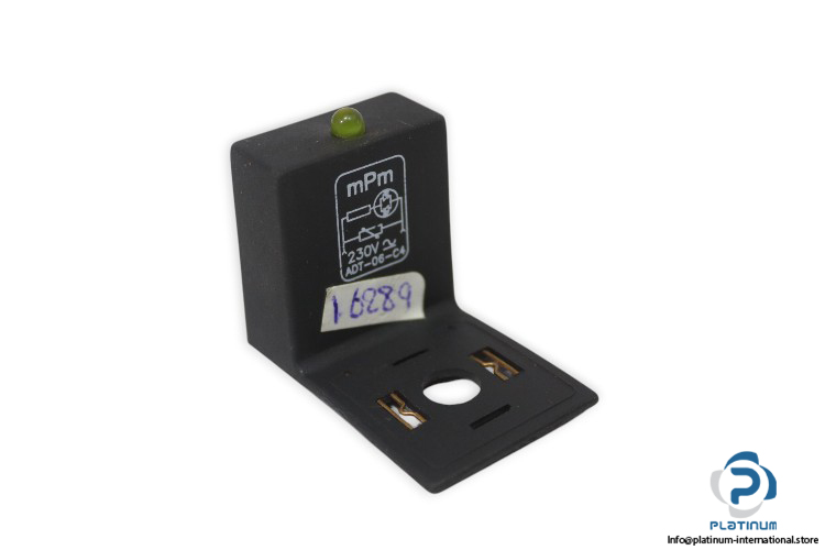 mpm-adt-06-c4-led-indicator-suppressor-plug-for-solenoid-valve(used)