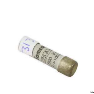 OMEGA 10x38 GG 25A 500VAC CYLINDRICAL FUSE