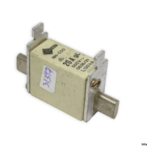 Ebamat NH-C00 GL 20A 500VAC Fuse Link