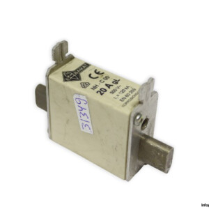 Ebamat NH-C 00 GL 20A 500VAC Fuse Link
