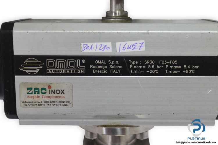 omal-SR30-pneumatic-actuator(USED)-1