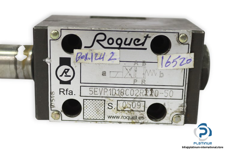 Roquet-5evp1d18c02r110-50-solenoid-operated-directional-valve-VALVE-WITHOUT-COIL(used)-1