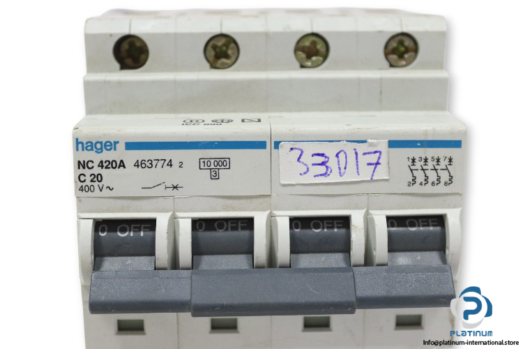 hager-NC420A-automatic-circuit-breaker-(Used)-1