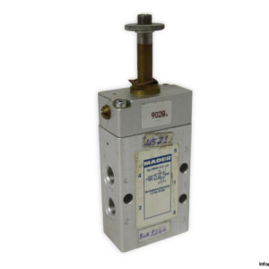 Mader PMVH-5/2-1/8 Solenoid Valve Without Coil