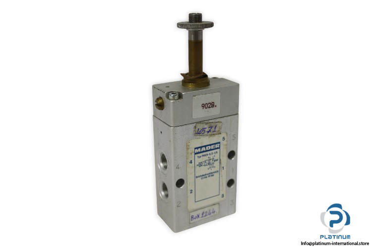 Mader-pmvh-5-2-1-8-solenoid-valve-without-coil(used)