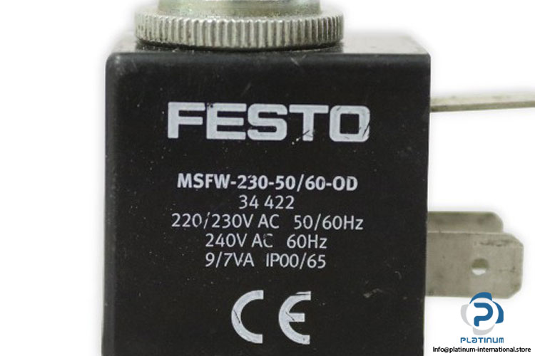 Festo-9857-solenoid-valve(used)-2