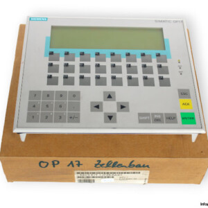 Siemens 6AV3 617-1JC20-0AX1 Operator Panel