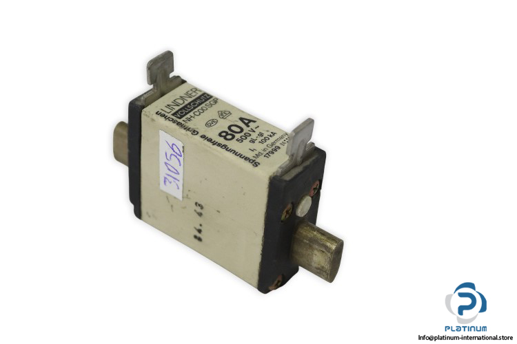lindner-NH-C00SGP-gl-gi-80a-100ka-fuse-link-(Used)