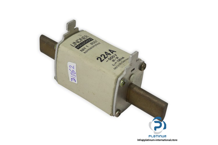 lindner-NH1-8001-gl-gi-224a-120ka-fuse-link-(Used)
