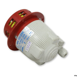 Sirena Mini Celere 110VAC/DC Electro-Mechanical Siren