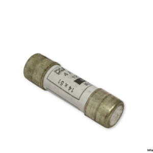 SOCOMEC 14x51 GG 4A 500VAC CYLINDRICAL FUSE