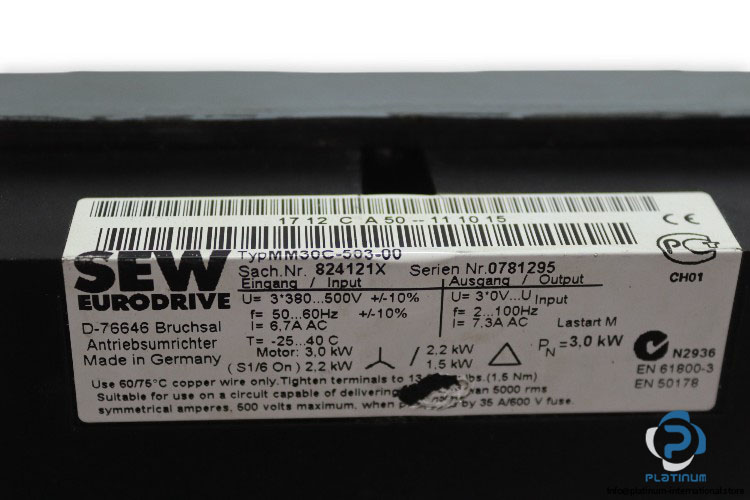 sew-R87-DV100M4_BMG_MM30--0003--helical-gearmotor-(used)-5