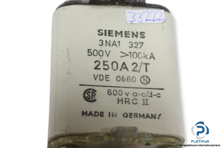 siemens-3NA1-327-fuse-link-(Used)-1