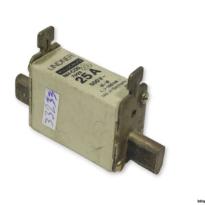 lindner-NH-C00-7999-gl-gi-25a-100ka-fuse-link-(New)