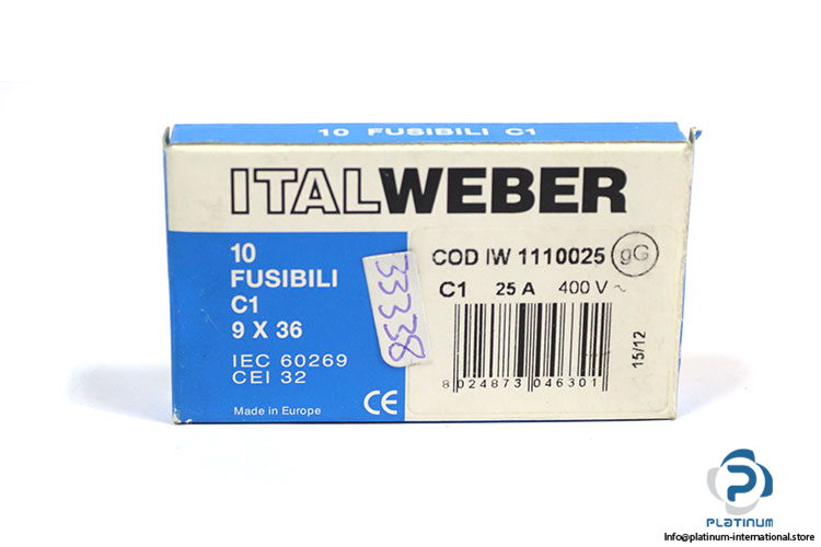 italweber-1110025-25a-cylindrical-fuse-link-(New)-2