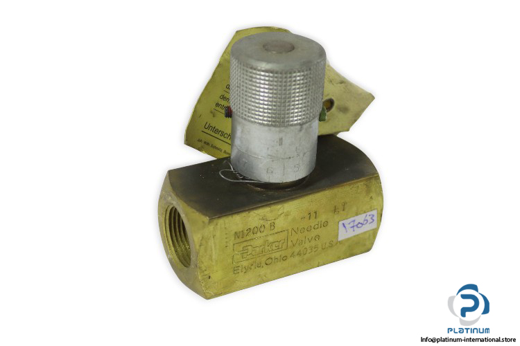 parker-N1200-B-11-LT-needle-valve-(new)
