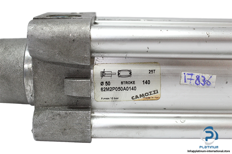 camozzi-62M2P050A0140-pneumatic-cylinder-(used)-1