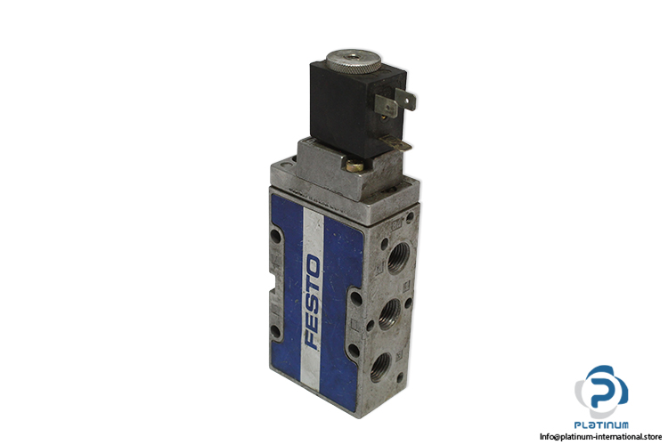 festo-15901-single-solenoid-valve-with-coil-(used)