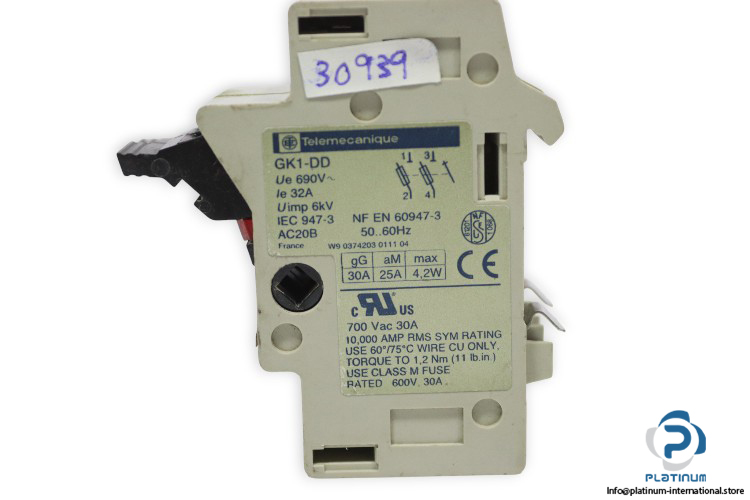 telemecanique-GK1-DD-fuse-holder-(Used)-2