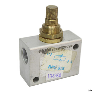RFU 3/8 Flow Control Valve