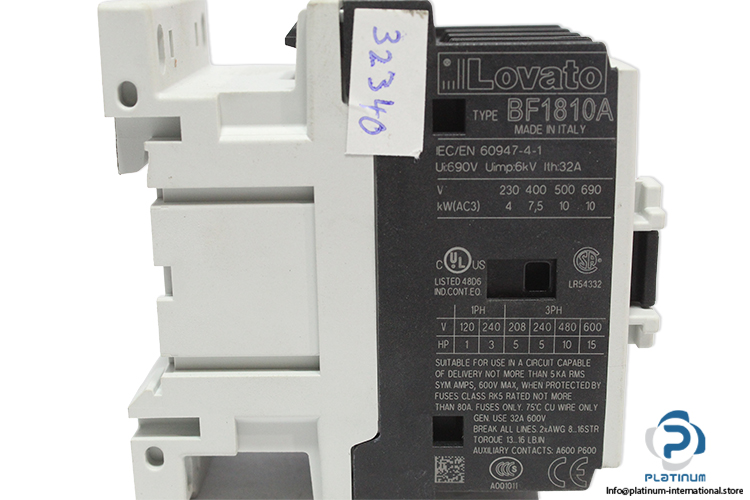 Lovato-bf1810a-contactor(new)-1