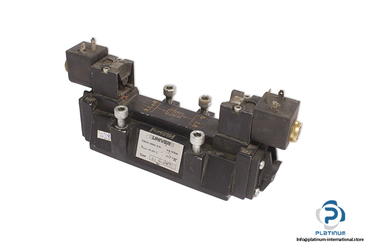 univer-BE-6020-double-solenoid-valve-with-coil-(used)