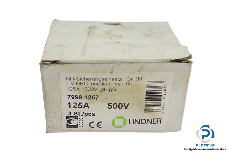 lindner-NH00-7999-gl-gg-125a-fuse-link-(New)-2