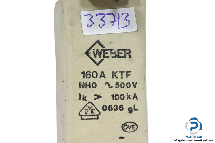 weber-NH0-KTF-160A-500VAC-160a-fuse-link-(New)-1