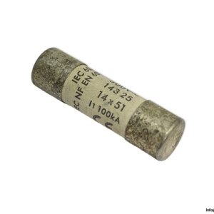Legrand 143 25 GG 25A 500VAC Cylindrical Fuse