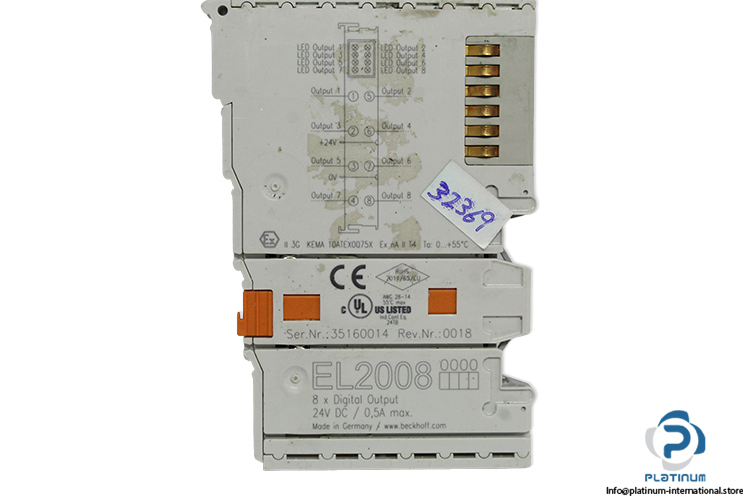Beckhoff-el2008-ethercat-terminal(used)-2
