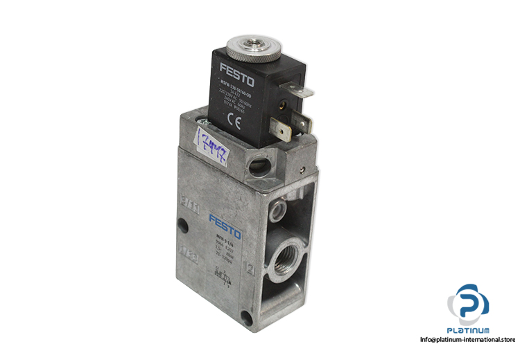 festo-9964-single-solenoid-valve-with-220_240-v-ac-coil-(new)