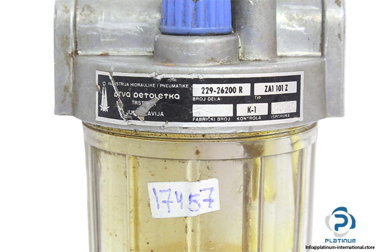 prva-petoletka-229-26200-R-air-lubricator-(used)-1