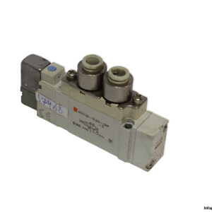 smc-SY5120-5LOU-C6F-Q-5-port-single-solenoid-valve-(used)