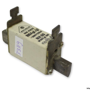 Jean Muller NH00 M00CGL100 GL-GI 100A 500VAC Fuse Link