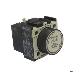telemecanique-LA3-DR4-auxiliary-contact-block-(Used)