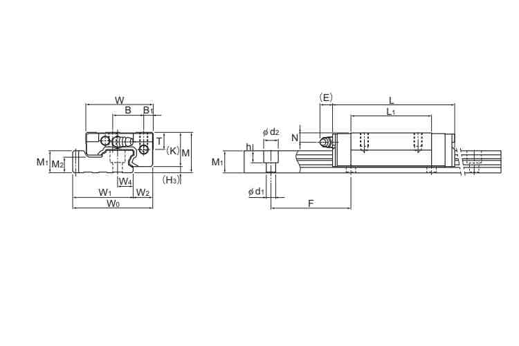 thk-GSR-25-linear-guideway-block-(used)-3