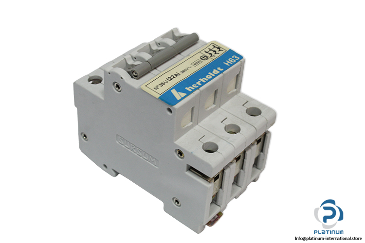 herholdt-H63-32A-automatic-circuit-breaker-(New)
