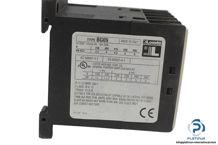 lovato-11BG0910A024-contactor-(New)-2