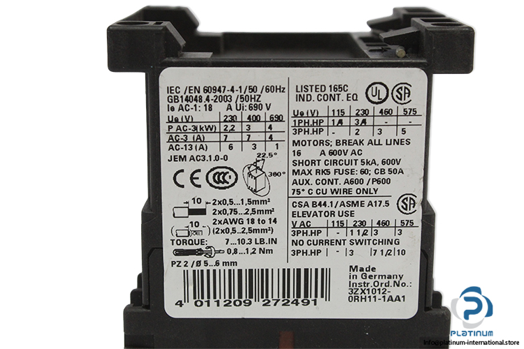 siemens-3RT1015-1AB02-power-contactor-(New)-2