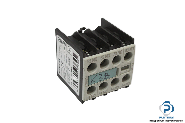 siemens-3RH1911-1FA40-auxiliary-switch-block-(Used)