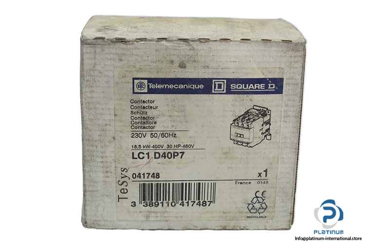 telemecanique-LC1-D40P7-contactor-(New)-4